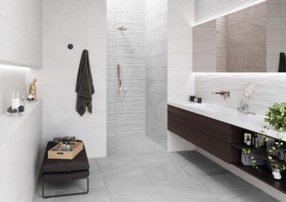 Stoneage Blanco Mate Revestimiento Rectificado 30x90 - Imagen 3
