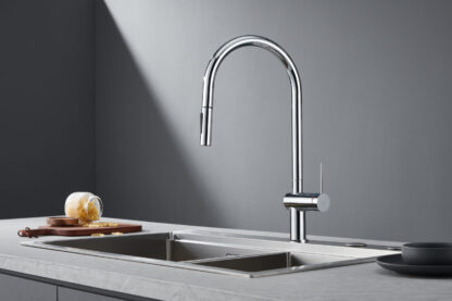 Monomando de cocina extraíble Berna cromo (Imex) GCE026 - Imagen 3