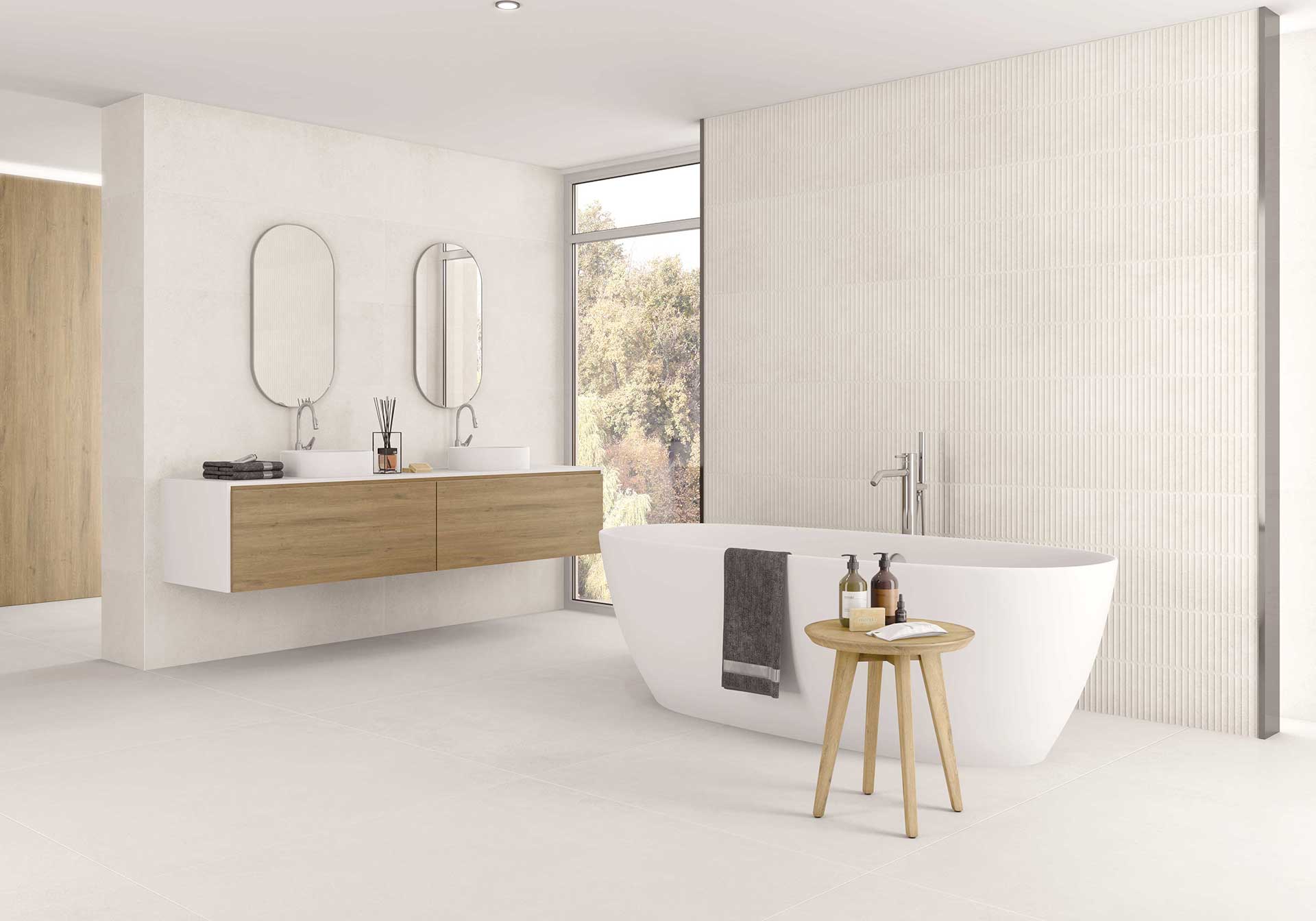 Integra White Porcelánico Rectificado 60x60 (Tau)
